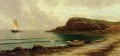 Seascape with Dories and Sailboats beachside Alfred Thompson Bricher